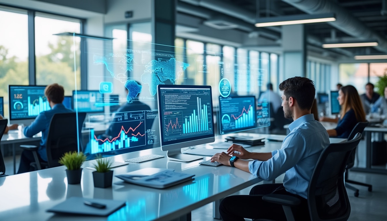 découvrez comment l'intelligence artificielle influence la productivité des employés dans le secteur du business, en optimisant les performances et en transformant les méthodes de travail.