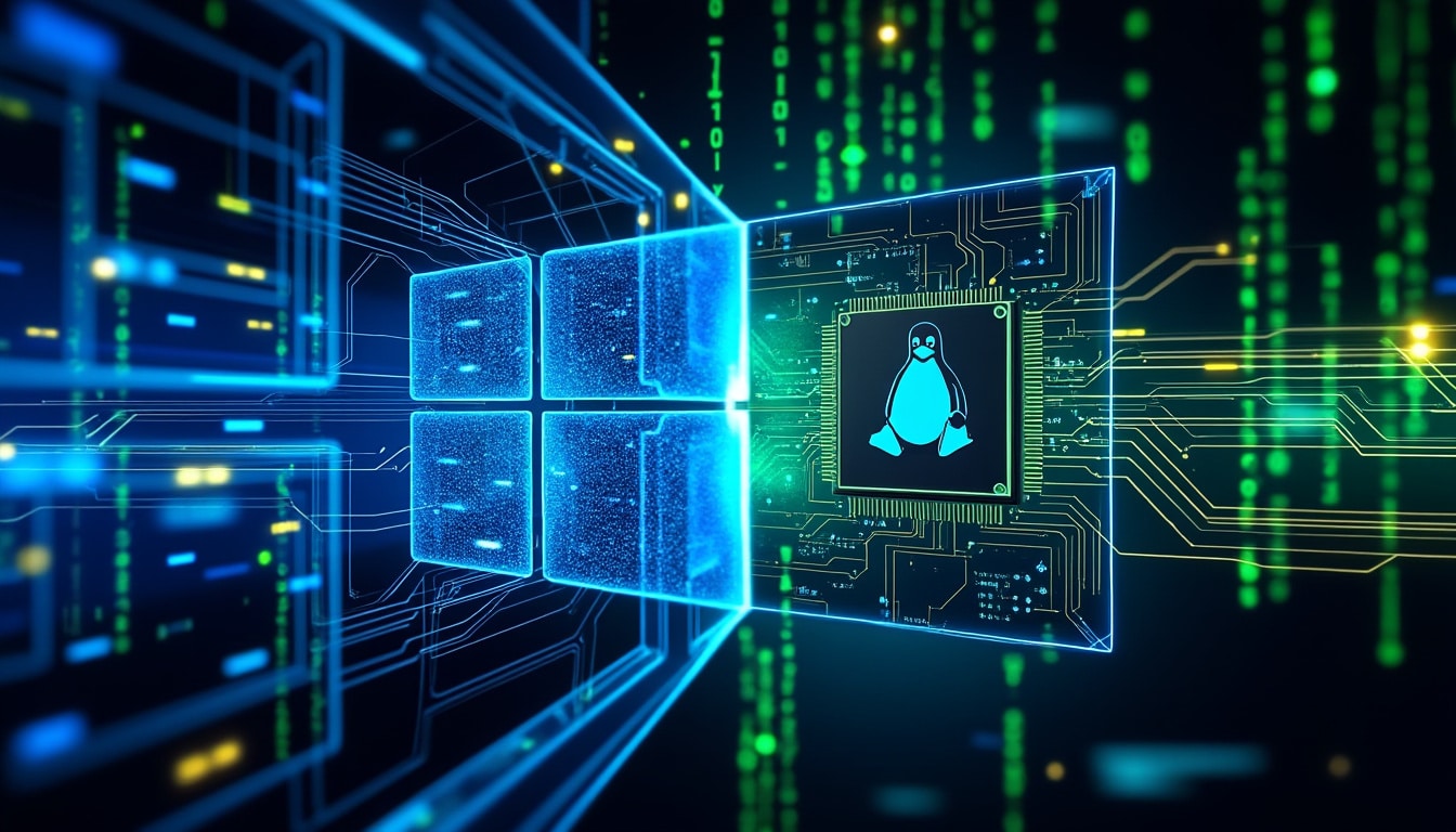 analyse de l'impact du sous-système windows pour linux (wsl) sur l'exécution native des fichiers binaires elf dans l'environnement windows, explorant les performances et la compatibilité.